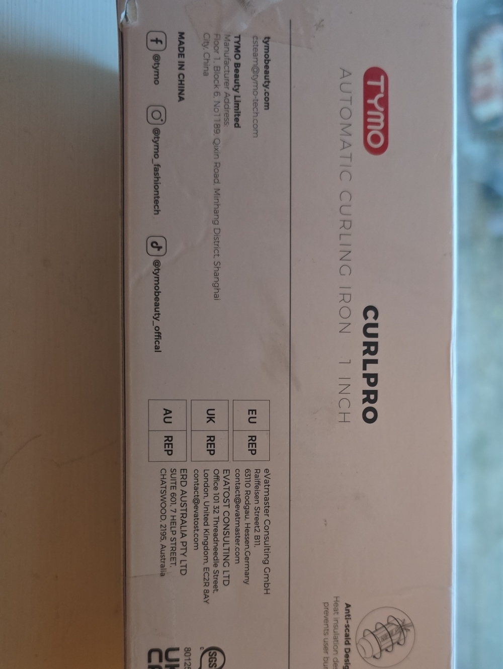 Tymo CurlPro Automatic Curling Iron - Picture 4 of 8
